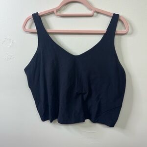 lululemon align Black V-Neck Crop Tank